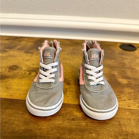 Vans High-top Ward zip-up sneaker size 7 toddler - Picture 2 of 6